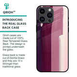Brush Stroke Art Glass Case for iPhone 14 Pro Max