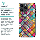 Multicolor Mandala Glass Case for iPhone 14 Pro Max
