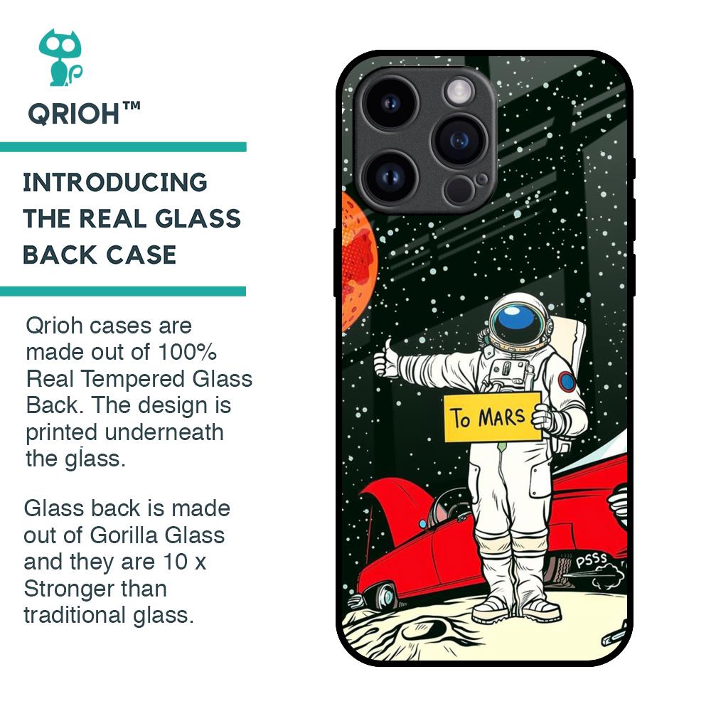 Astronaut on Mars Glass Case for iPhone 14 Pro Max