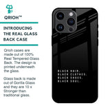 Black Soul Glass Case for iPhone 14 Pro Max