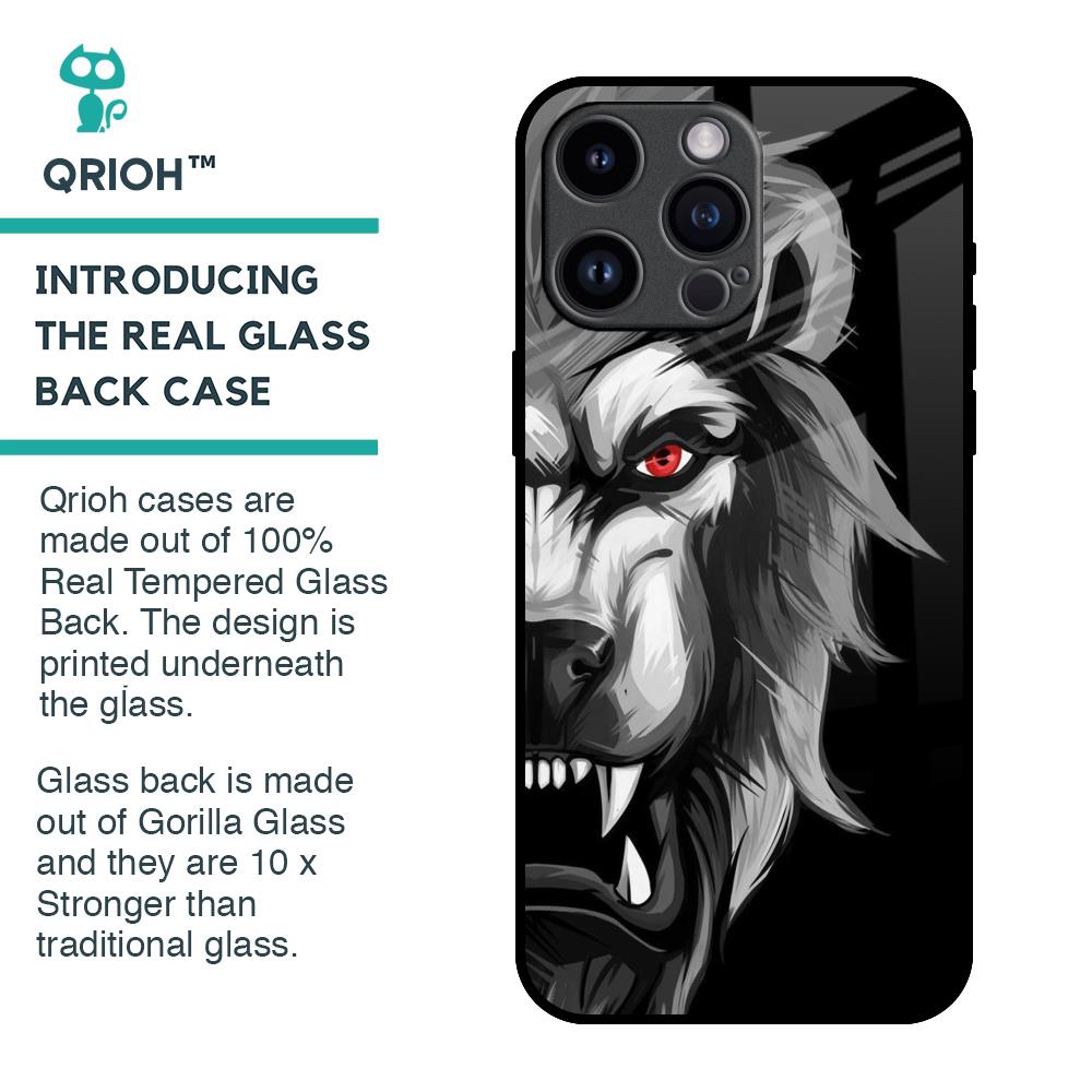 Wild Lion Glass Case for iPhone 14 Pro Max