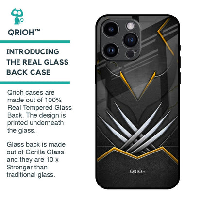 Black Warrior Glass Case for iPhone 14 Pro Max