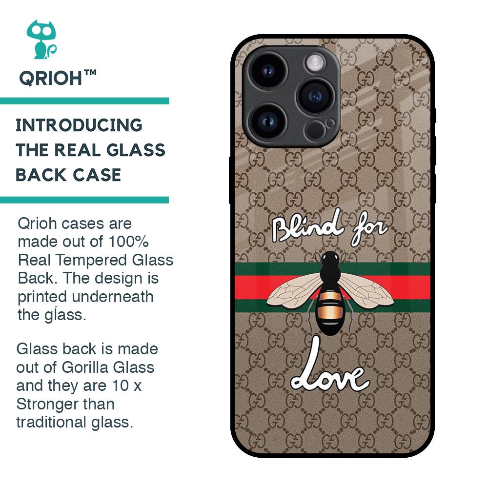 Blind For Love Glass Case for iPhone 14 Pro Max