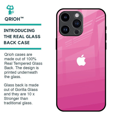 Pink Ribbon Caddy Glass Case for iPhone 14 Pro Max