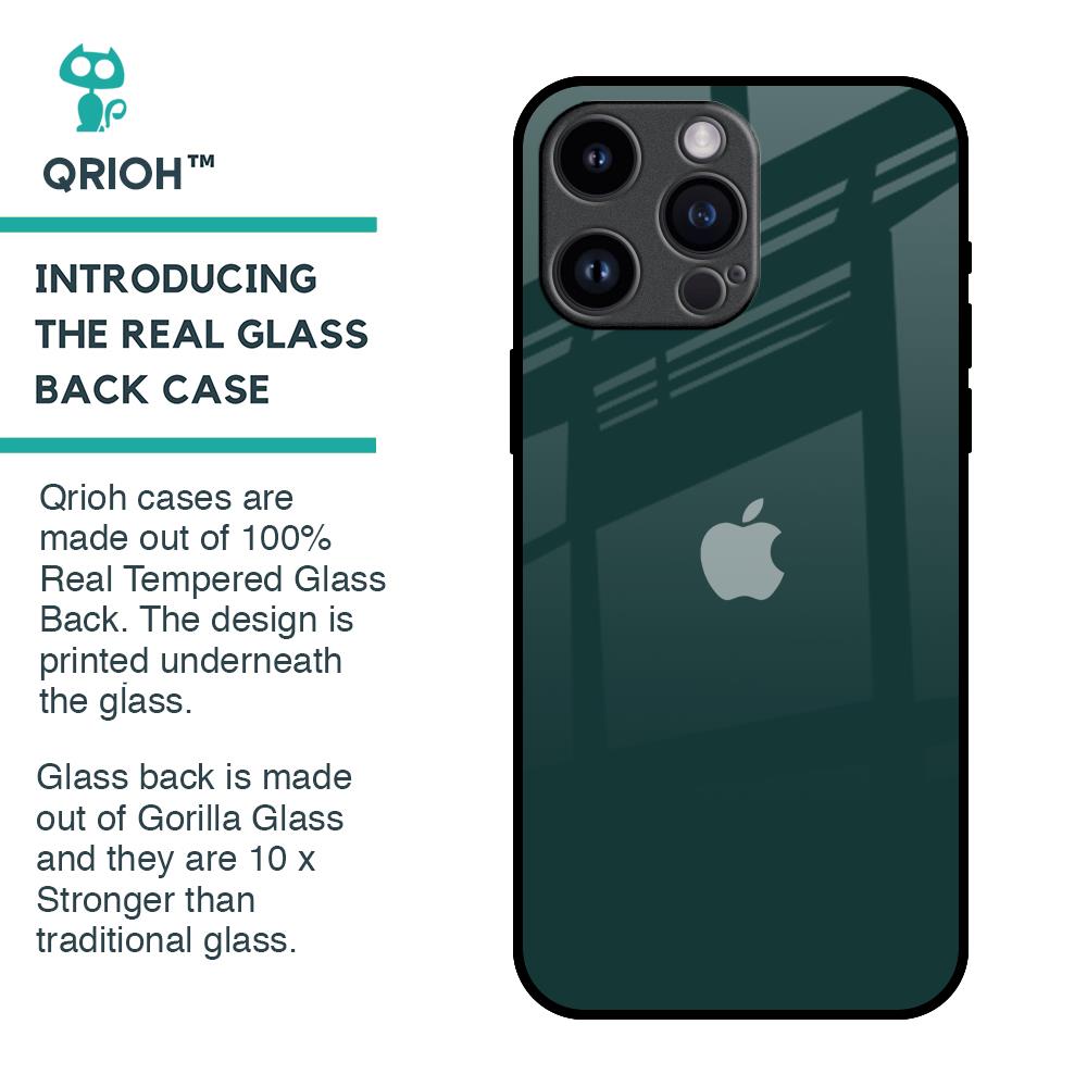 Olive Glass Case for iPhone 14 Pro Max