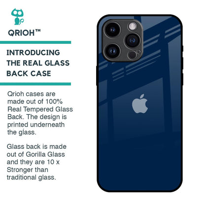 Royal Navy Glass Case for iPhone 14 Pro Max