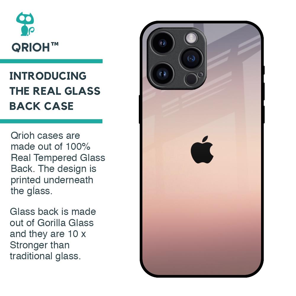 Golden Mauve Glass Case for iPhone 14 Pro Max