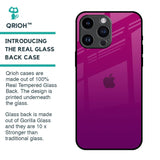 Magenta Gradient Glass Case For iPhone 14 Pro Max