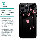 Fly Butterfly Glass Case for iPhone 14 Pro Max