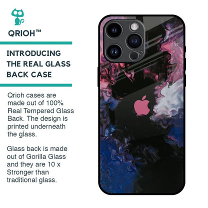 Smudge Brush Glass case for iPhone 14 Pro Max