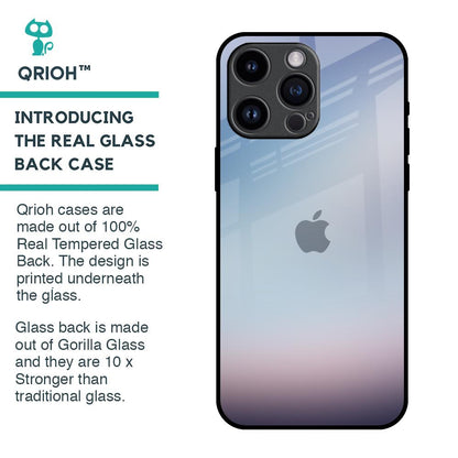 Light Sky Texture Glass Case for iPhone 14 Pro Max
