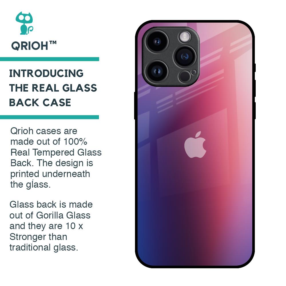 Multi Shaded Gradient Glass Case for iPhone 14 Pro Max