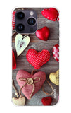 Valentine Hearts iPhone 14 Pro Max Back Cover