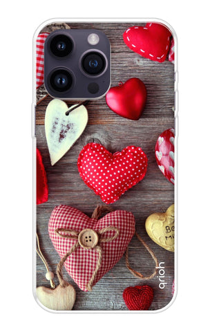 Valentine Hearts iPhone 14 Pro Max Back Cover