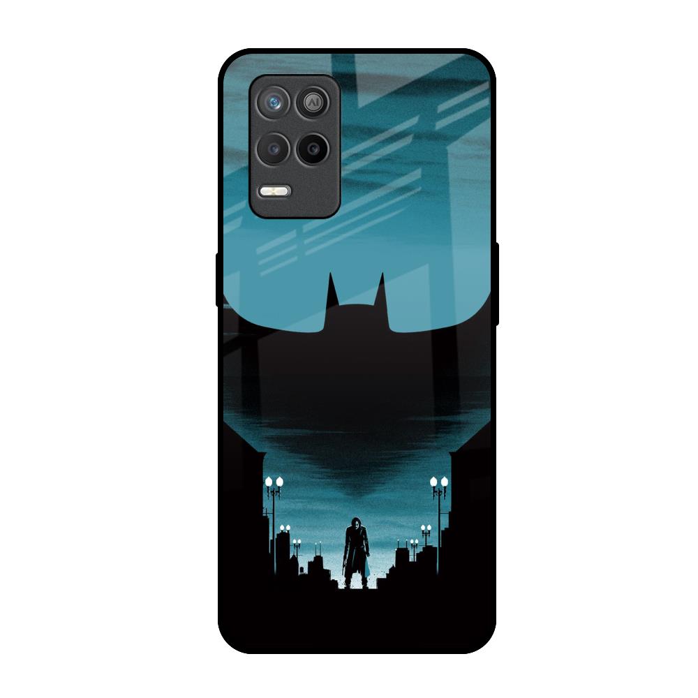 Cyan Bat Realme 9 5G Glass Back Cover Online