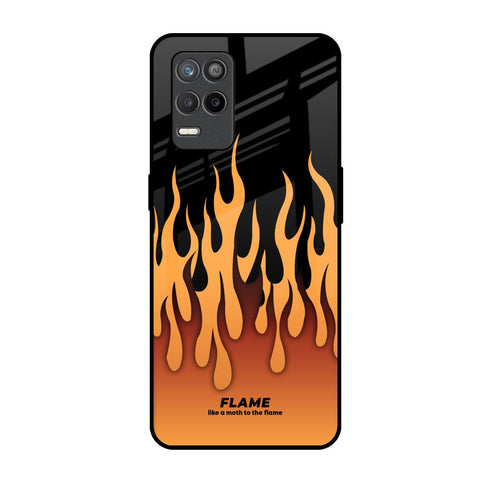 Fire Flame Realme 9 5G Glass Back Cover Online