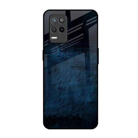Dark Blue Grunge Realme 9 5G Glass Back Cover Online
