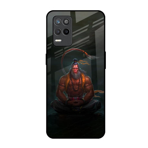 Lord Hanuman Animated Realme 9 5G Glass Back Cover Online