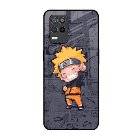 Orange Chubby Realme 9 5G Glass Back Cover Online