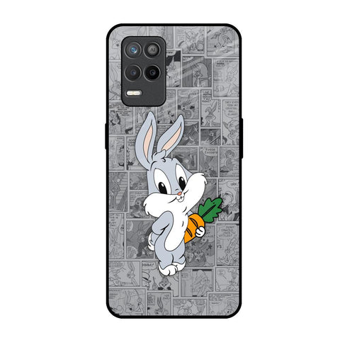 Cute Baby Bunny Realme 9 5G Glass Back Cover Online