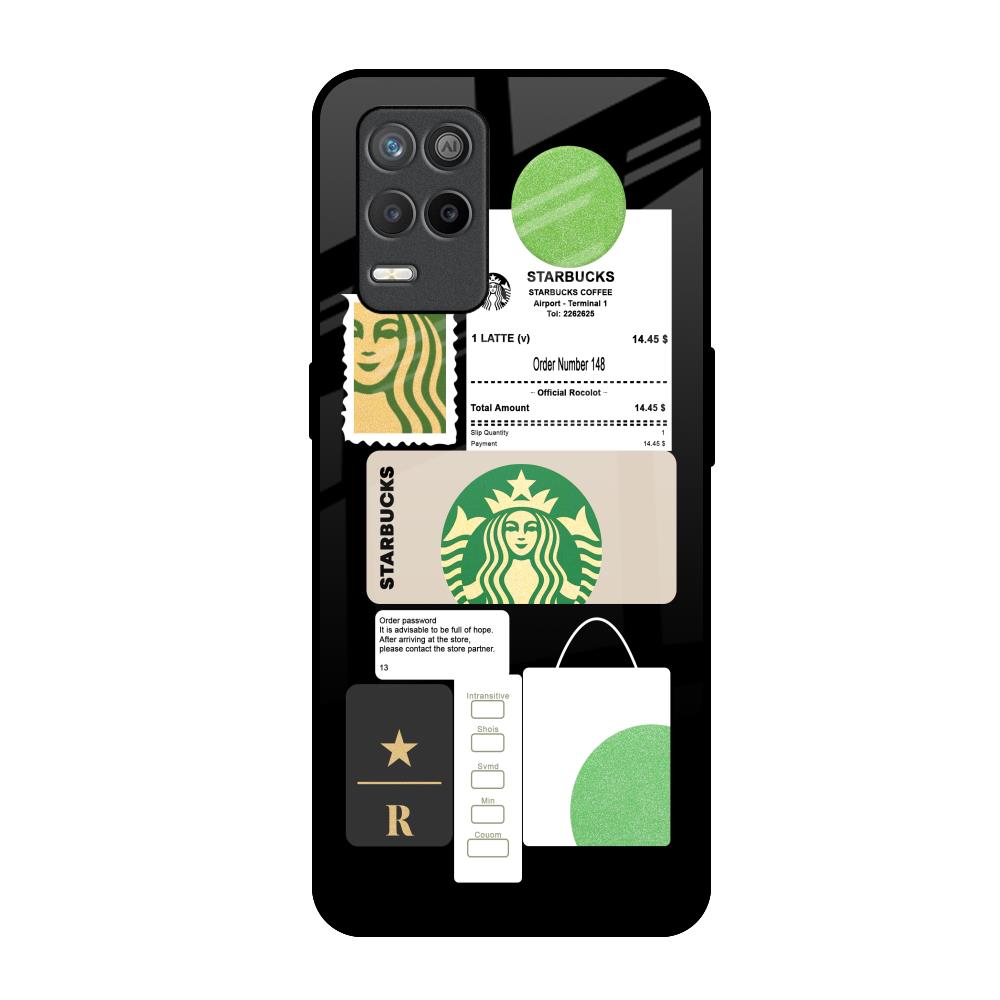 Coffee Latte Realme 9 5G Glass Back Cover Online