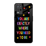 Magical Words Realme 9 5G Glass Back Cover Online