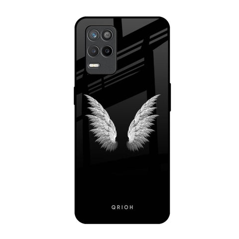 White Angel Wings Realme 9 5G Glass Back Cover Online