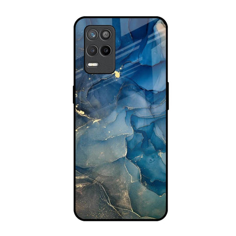 Blue Cool Marble Realme 9 5G Glass Back Cover Online