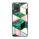 Seamless Green Marble Realme 9 5G Glass Back Cover Online
