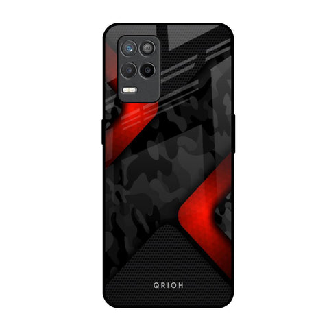 Modern Camo Abstract Realme 9 5G Glass Back Cover Online