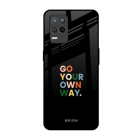 Go Your Own Way Realme 9 5G Glass Back Cover Online