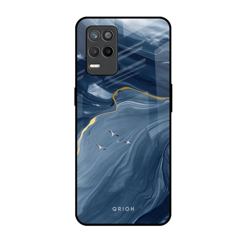 Deep Ocean Marble Realme 9 5G Glass Back Cover Online