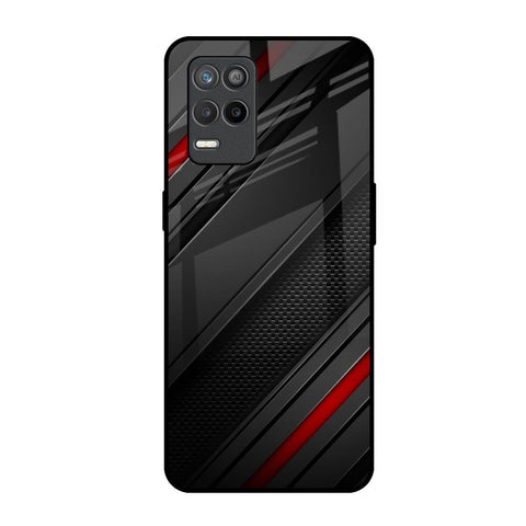 Modern Abstract Realme 9 5G Glass Back Cover Online