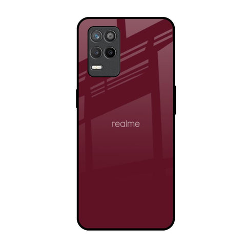Classic Burgundy Realme 9 5G Glass Back Cover Online