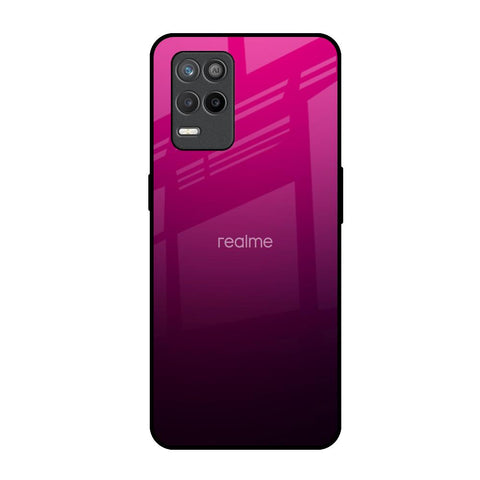 Purple Ombre Pattern Realme 9 5G Glass Back Cover Online