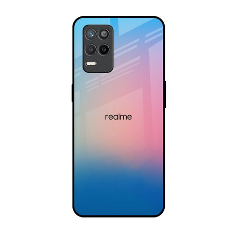 Blue & Pink Ombre Realme 9 5G Glass Back Cover Online