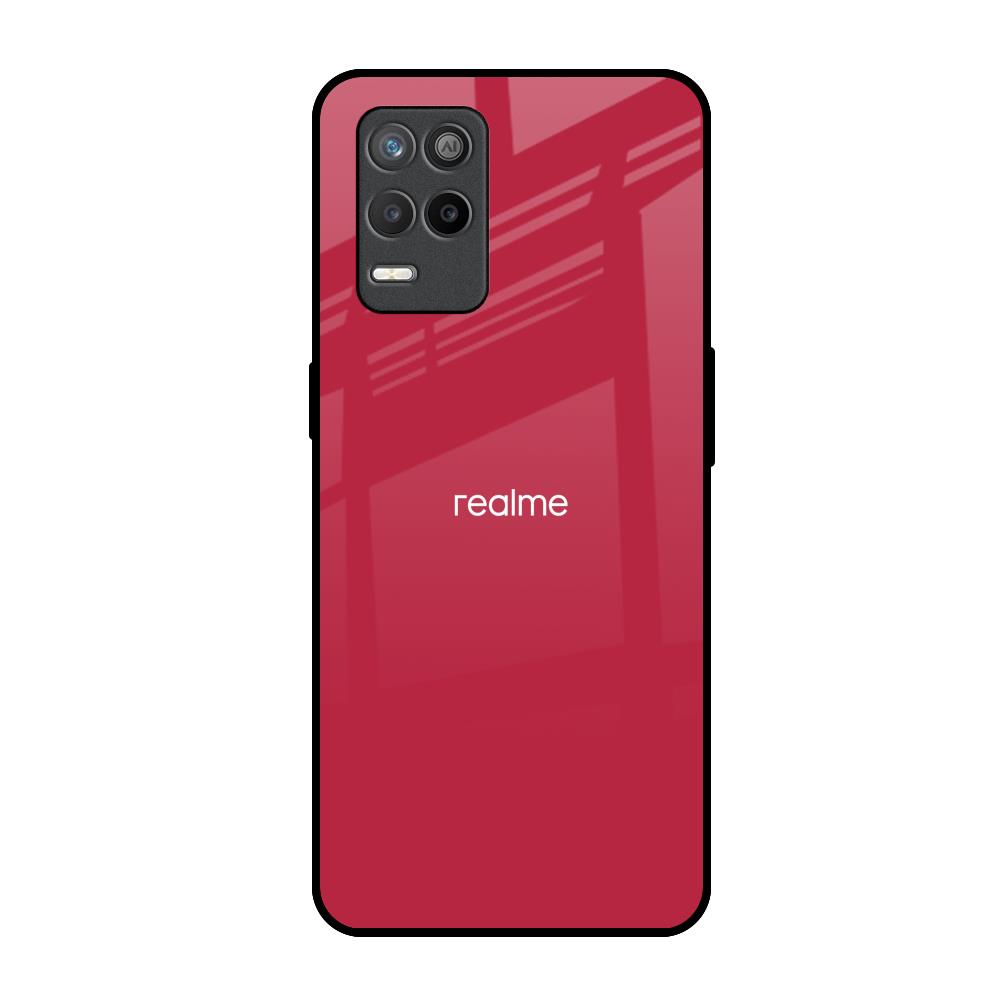 Solo Maroon Realme 9 5G Glass Back Cover Online