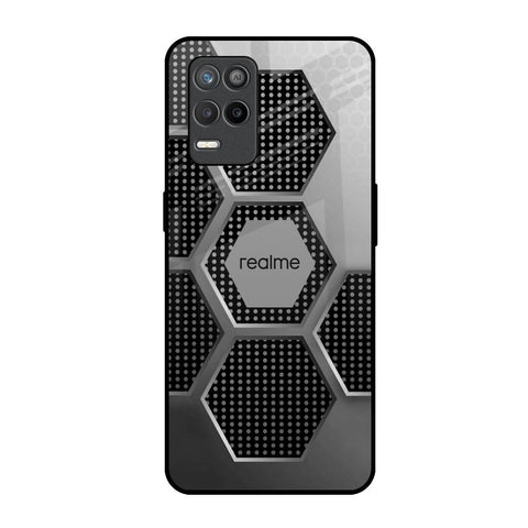 Hexagon Style Realme 9 5G Glass Back Cover Online