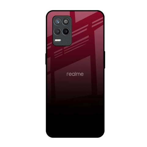 Wine Red Realme 9 5G Glass Back Cover Online