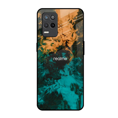 Watercolor Wave Realme 9 5G Glass Back Cover Online