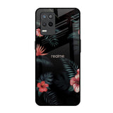 Tropical Art Flower Realme 9 5G Glass Back Cover Online