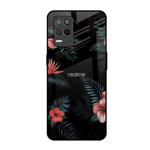 Tropical Art Flower Realme 9 5G Glass Back Cover Online