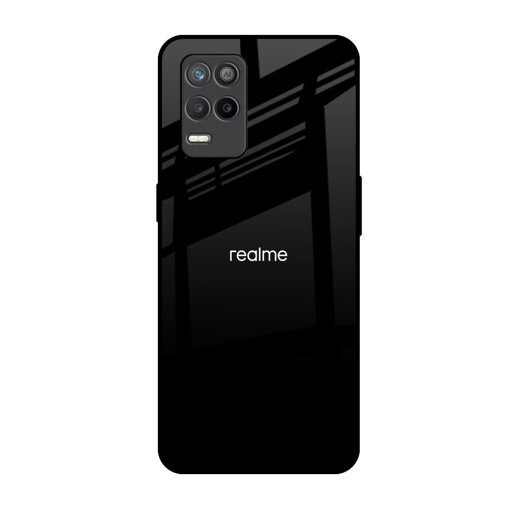 Jet Black Realme 9 5G Glass Back Cover Online