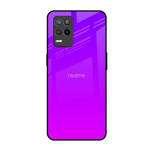 Purple Pink Realme 9 5G Glass Back Cover Online