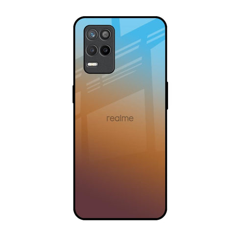 Rich Brown Realme 9 5G Glass Back Cover Online