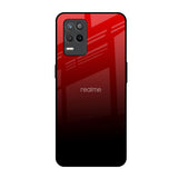 Maroon Faded Realme 9 5G Glass Back Cover Online