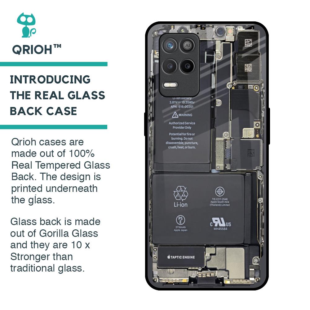 Skeleton Inside Glass Case for Realme 9 5G
