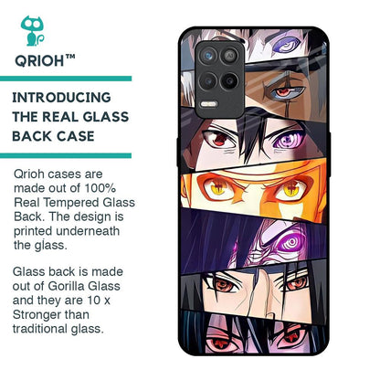 Anime Eyes Glass Case for Realme 9 5G