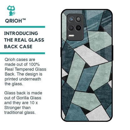 Abstact Tiles Glass Case for Realme 9 5G