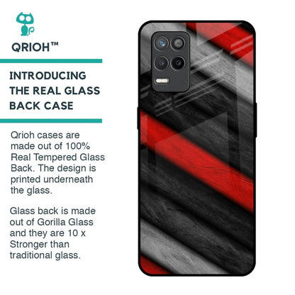 Soft Wooden Texture Glass Case for Realme 9 5G